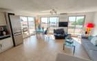 A VENDRE – APPARTEMENT DANS RESIDENCE SECURISEE AVEC PISCINE – 3 PIECES 2 CHAMBRES – TERRASSE SUR LE TOIT ET VERANDA  – CAVE PARKING ET POSSIBILITE GARAGE – 600M DU CENTRE VILLE DE SAINT AYGULF Min 3