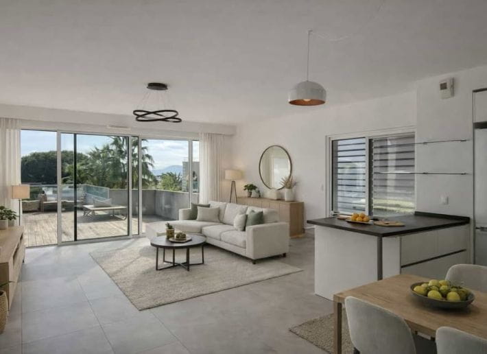 A VENDRE APPARTEMENT 3 PIECES GRANDE TERRASSE RESIDENCE AVEC PISCINE PLEIN COEUR DES ISSAMBRES GARAGE