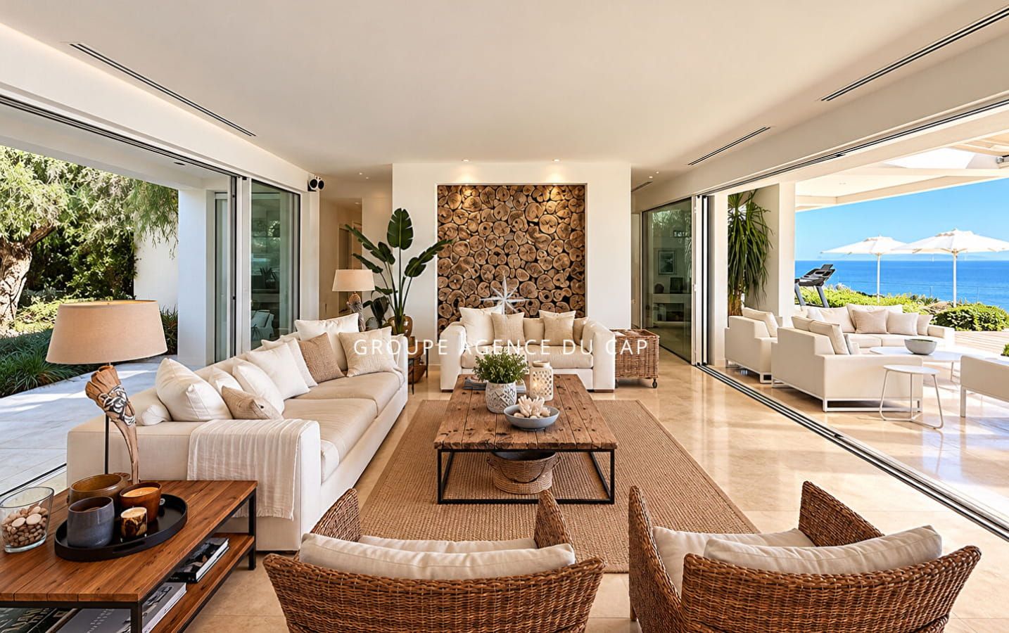 VUE MER PANORAMIQUE GOLFE DE ST TROPEZ PROPRIETE EXCEPTIONNELLE 6 CHAMBRES PISCINE TOUT A PIED Image 7
