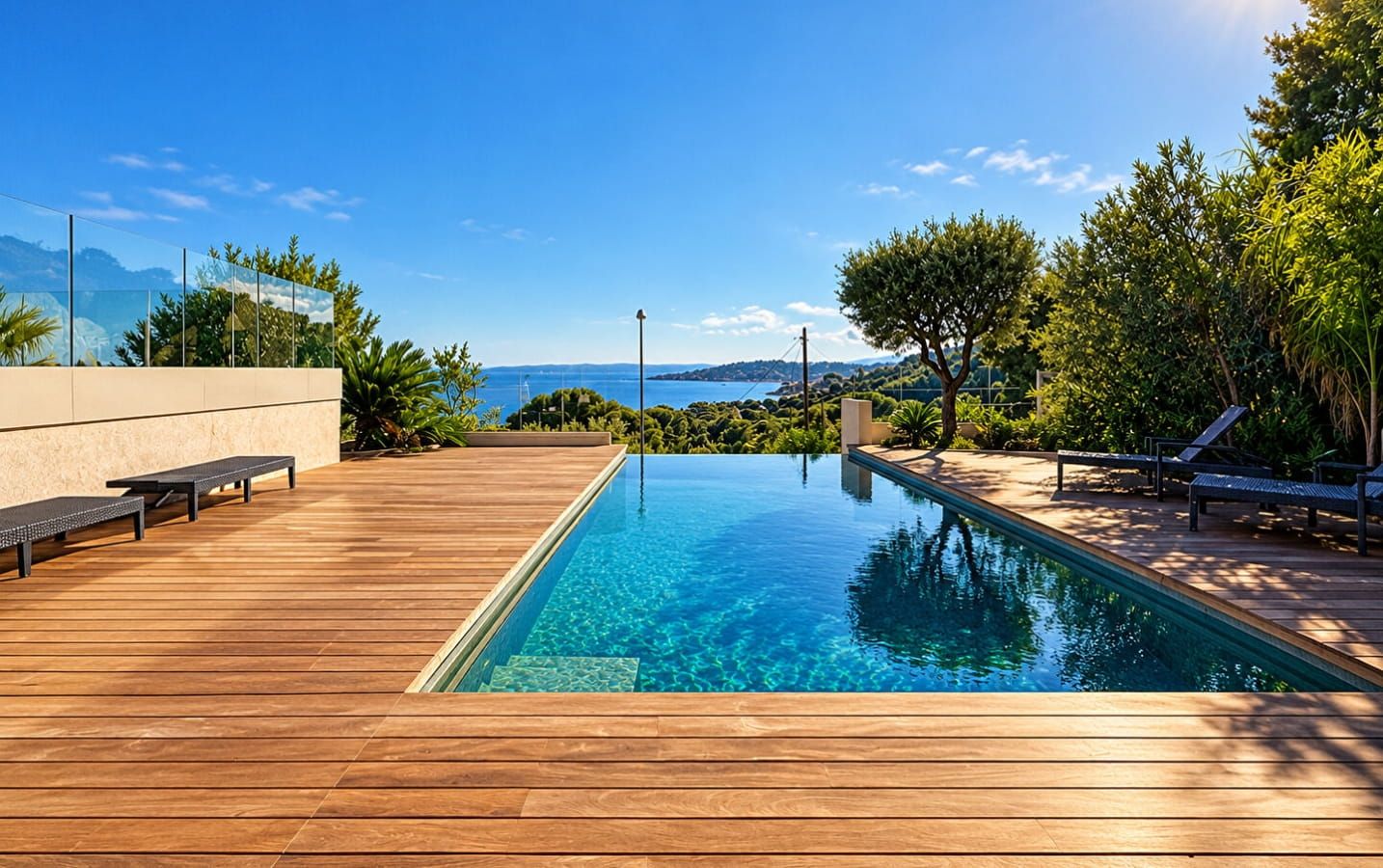 SAINTE-MAXIME  VILLA CONTEMPORAINE RÉNOVÉE AVEC VUE MER PANORAMIQUE Image 19